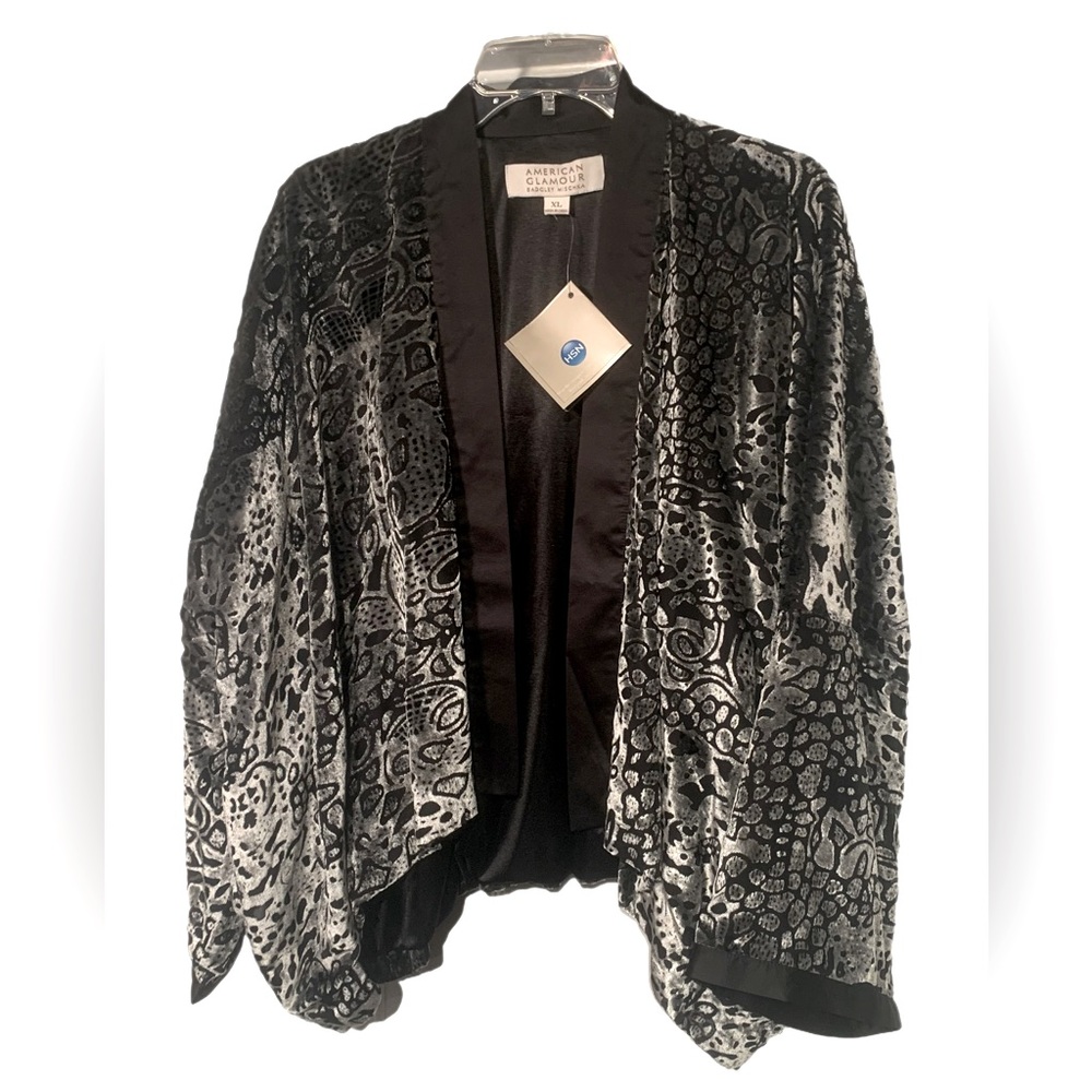 American Glamour Badgley Mischka Velvet Topper size XL